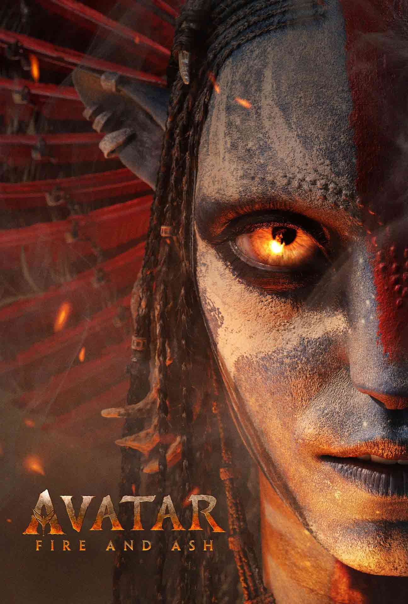 Movie Poster for Avatar: Fire and Ash 2D.