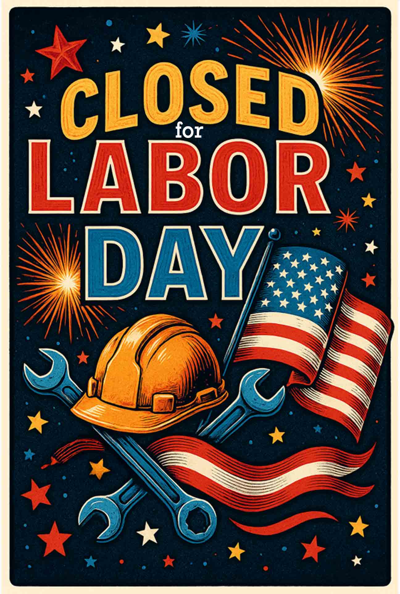 Movie Poster for Closed for Labor Day.