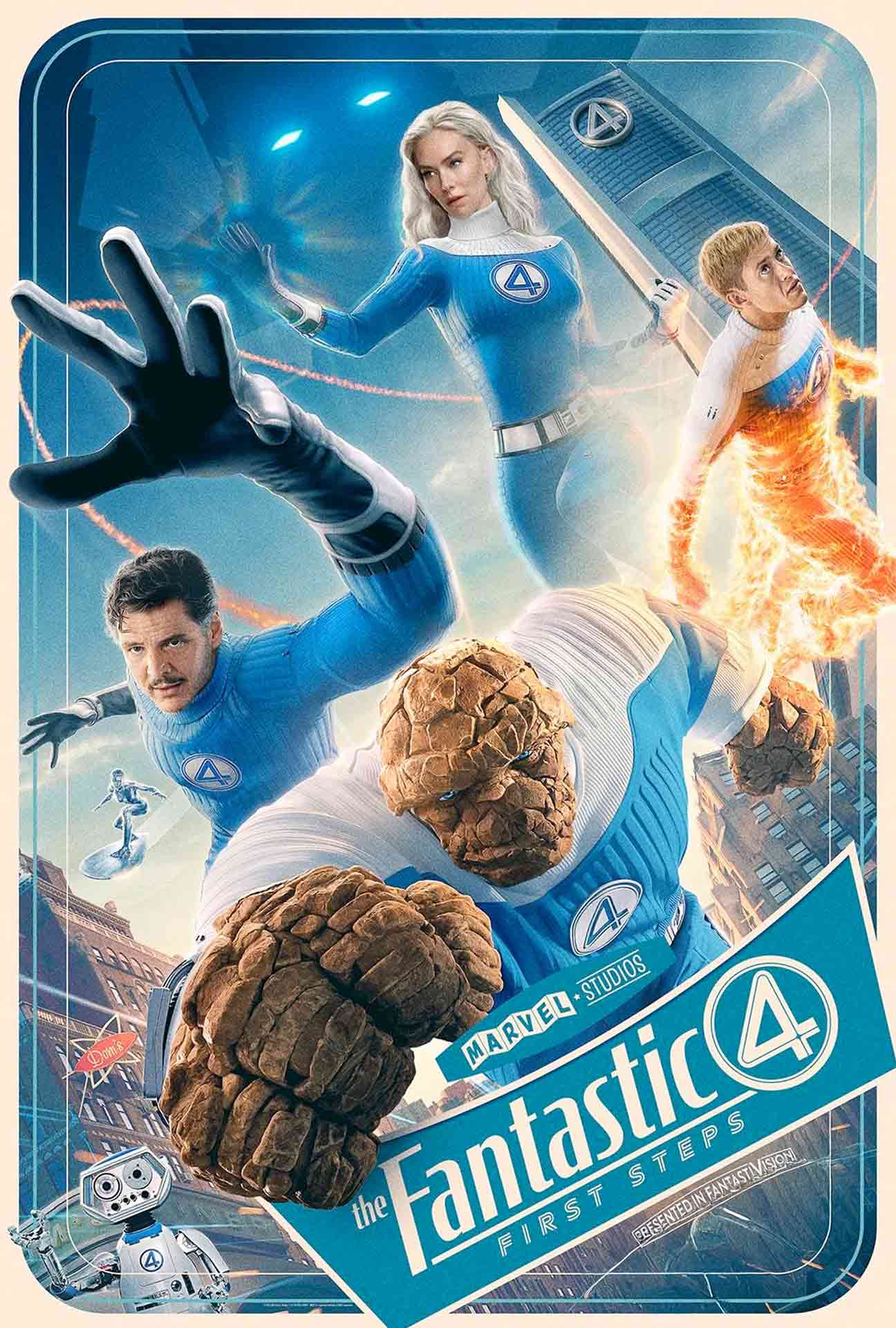Movie Poster for The Fantastic Four: First Steps