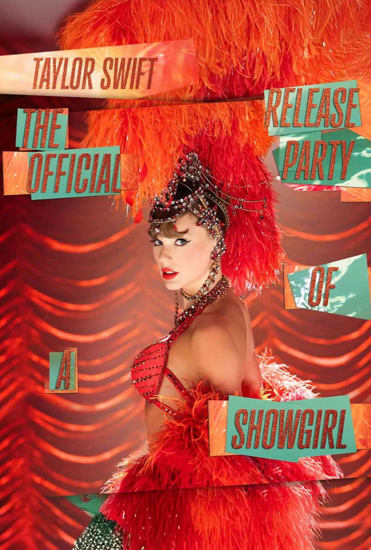 Movie Poster for Taylor Swift: The Official Release Party of a Show Girl